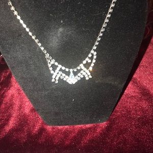 Vintage Choker type Rhinestone Necklace
